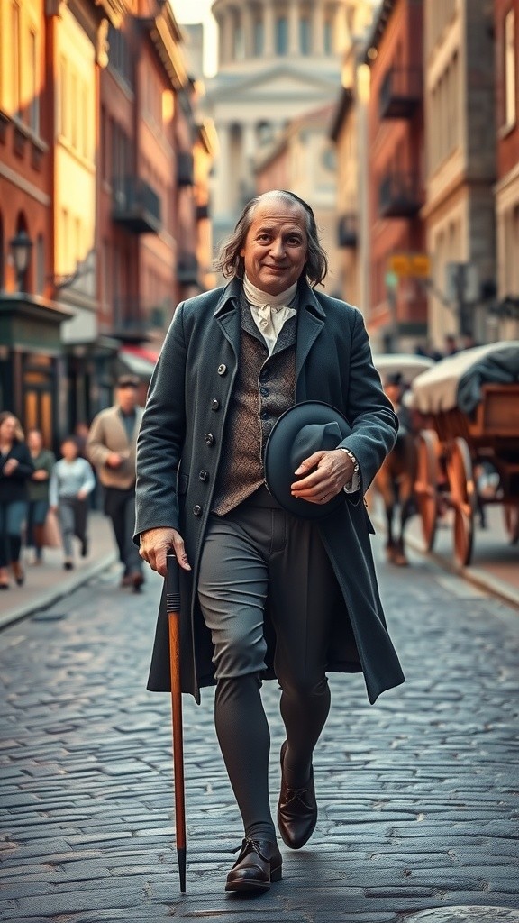 Franklin's Leap: A Journey Through Time