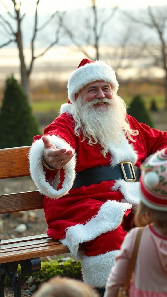 सैंटा बच्चों के लिए उपहार लेकर आया!