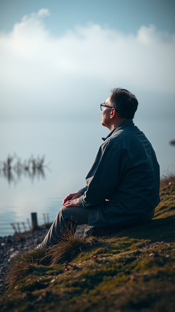Ketenangan di Pinggir Danau