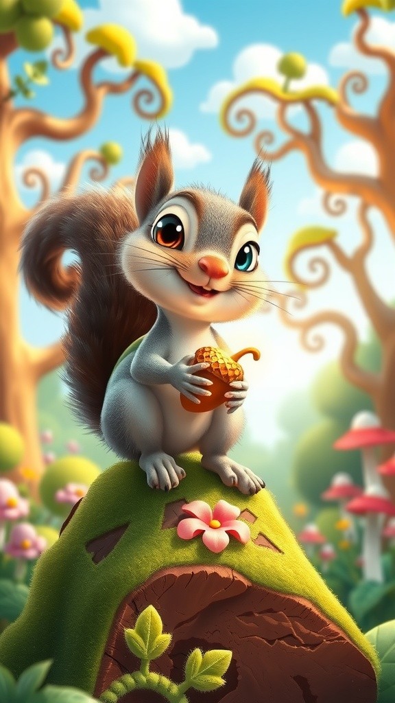 Stan the Squirrel's Slippery Acorn Adventure!