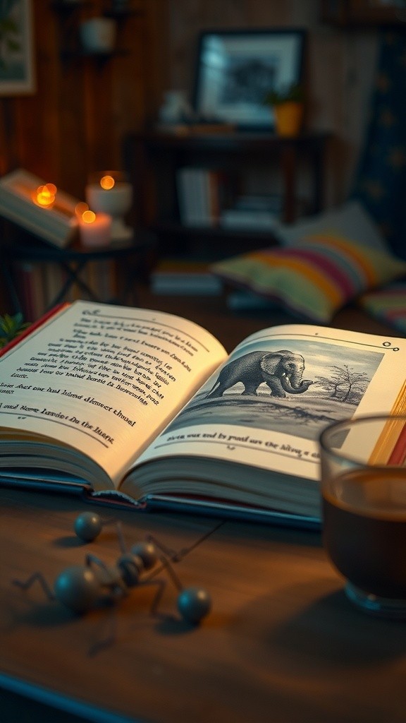 गिद्ध हाथी और चतुर चींटी की कहानी