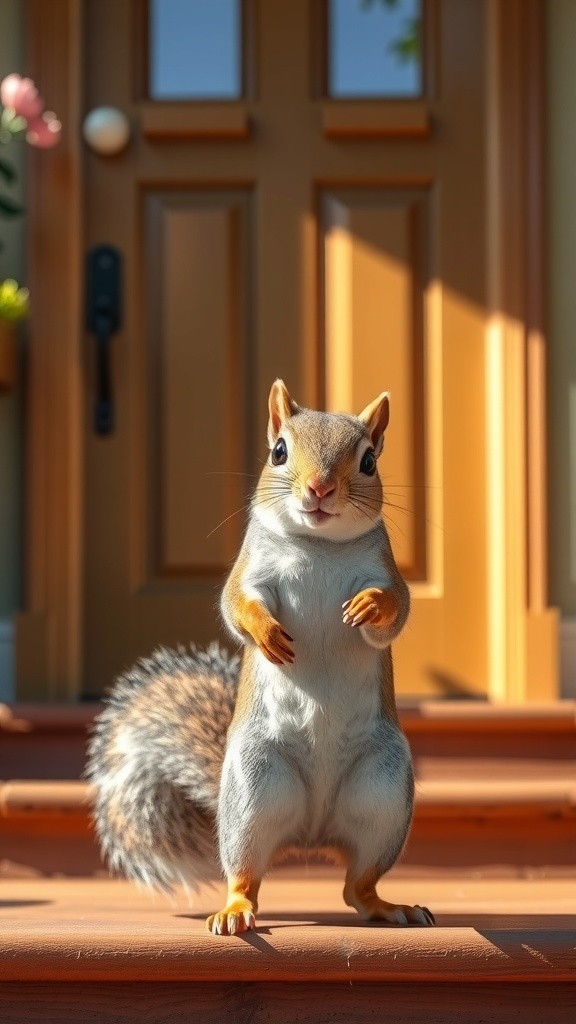 Squirrel vs Spicy Noodles: Screaming & Milk Time!