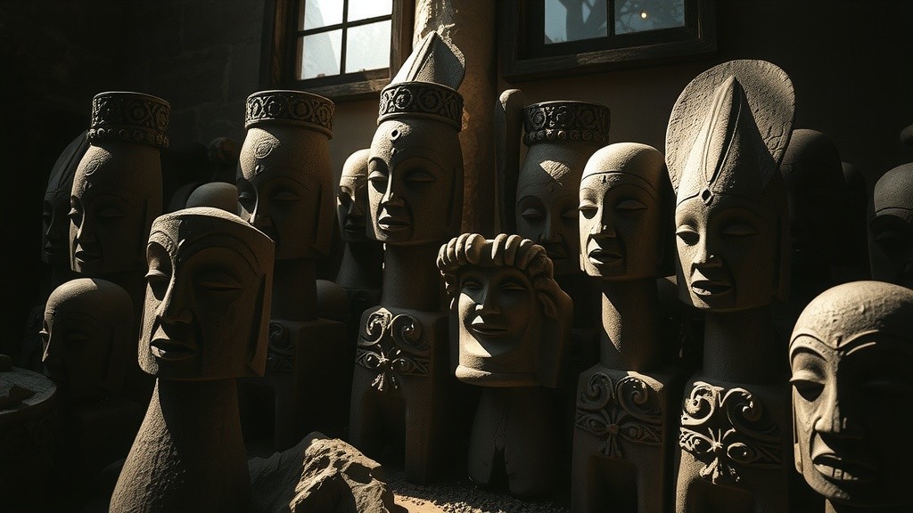 Ethereal Transitions: From African Craft to Greek Divine