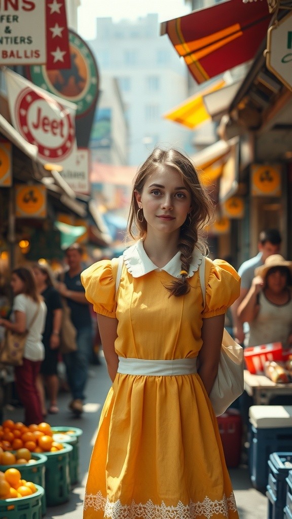 Wanita Disangka Artis di Pasar Ramai!