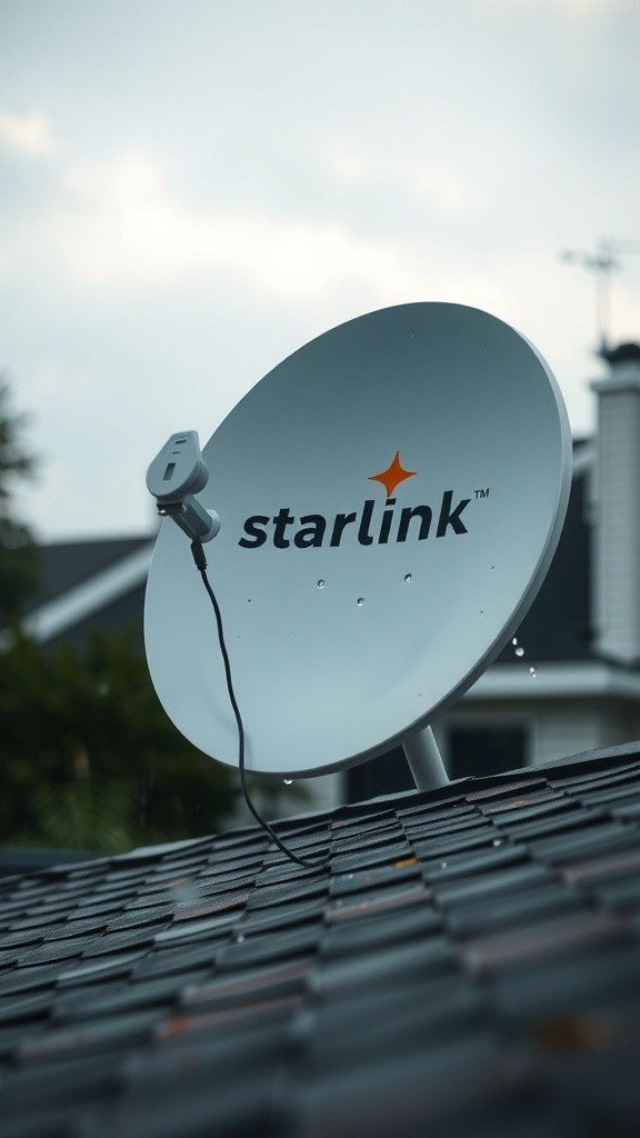 Pengaruh Hujan pada Sinyal Starlink