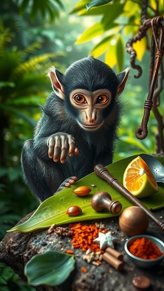 Monkey's Indian Fish Fry Adventure!