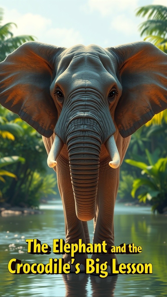 Elmo the Elephant and Croco the Crocodile: A Lesson in Friendship