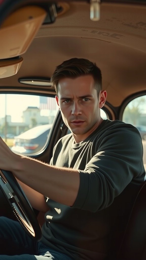 Cat in Car Gets Pulled Over and Runs Away