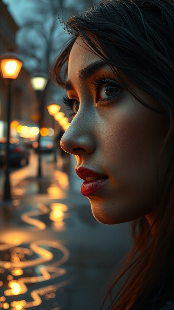 Raindrop Serenade: A Dance in the Rain