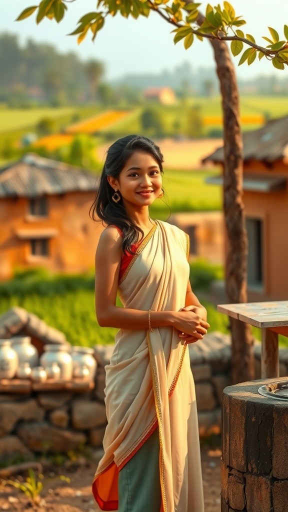 Radha: The Heart of the Village