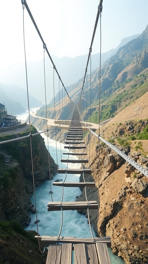 हुसैनी पुल: साहस और खतरे का प्रतीक