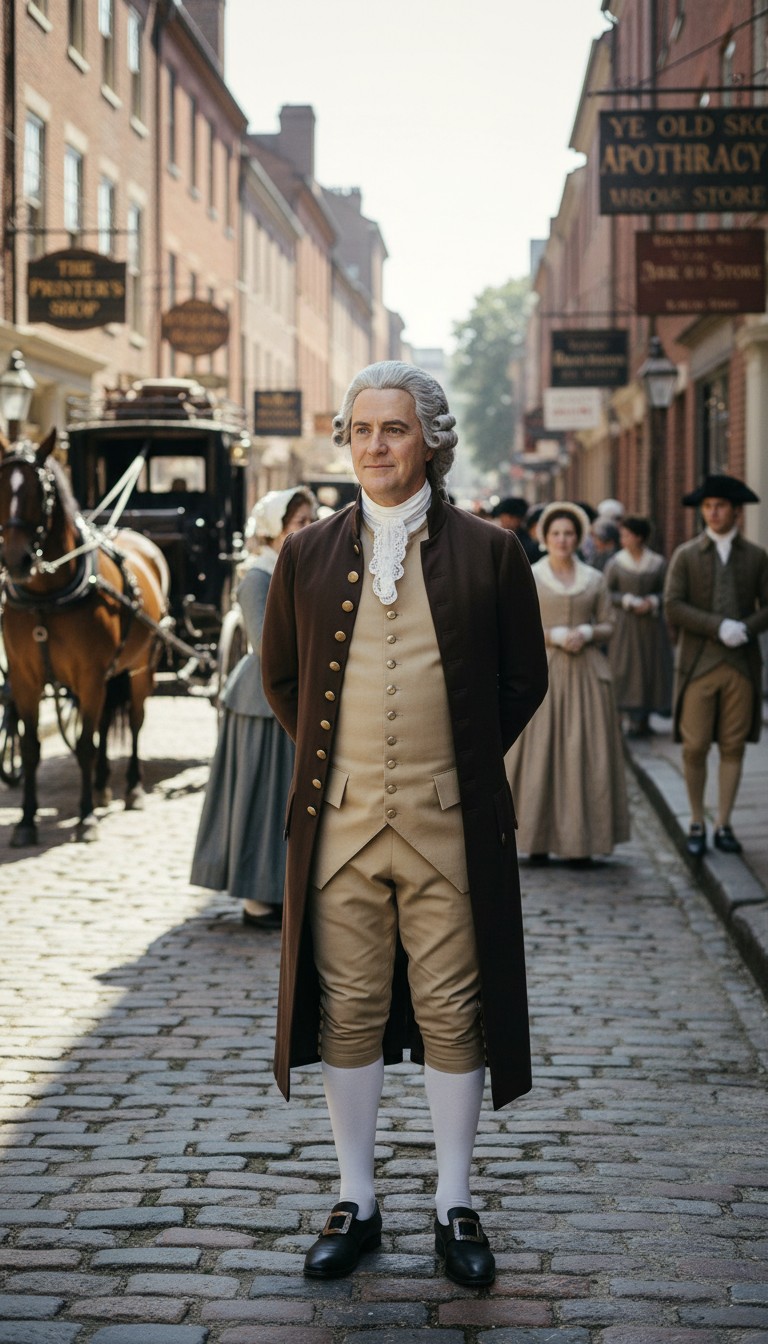 Time Traveling with Benjamin Franklin: A Journey to Modern Philadelphia