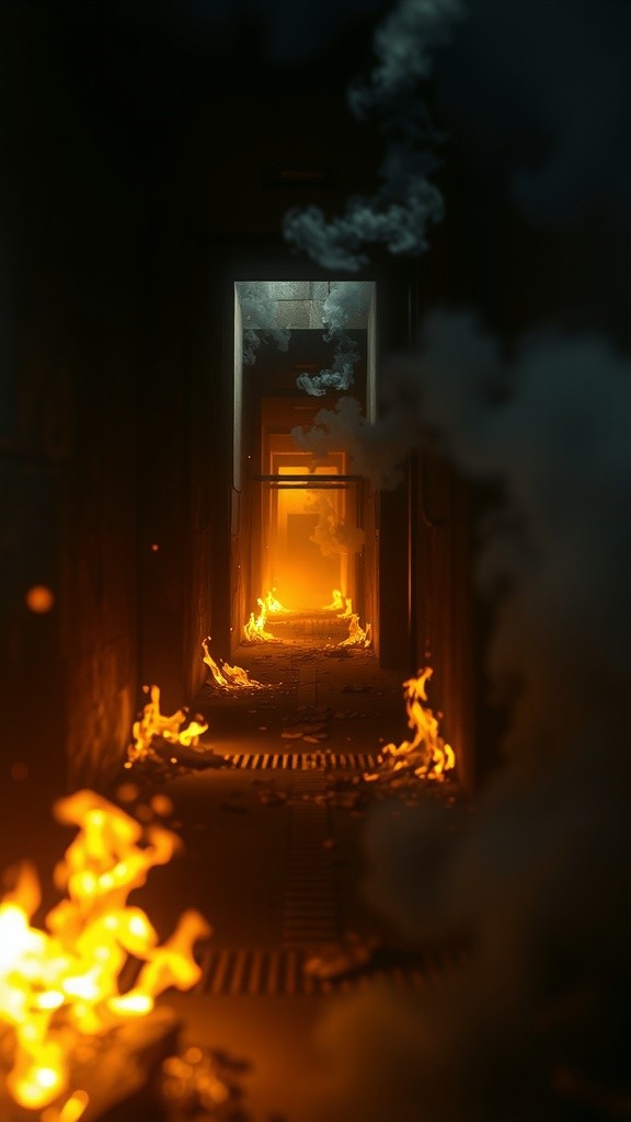 Rescue in the Smoke: A Firefighter and a Frightened Cat