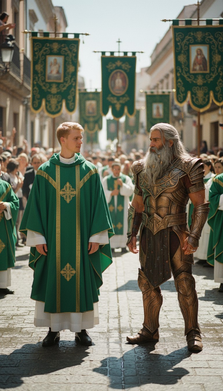 Saint Patrick and Yemayá: A Celebration of Water and Tradition on Calle Tapia