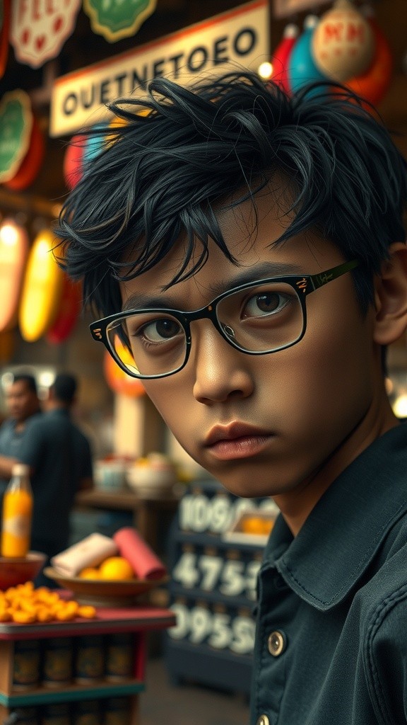 Keberanian Raka di Pasar