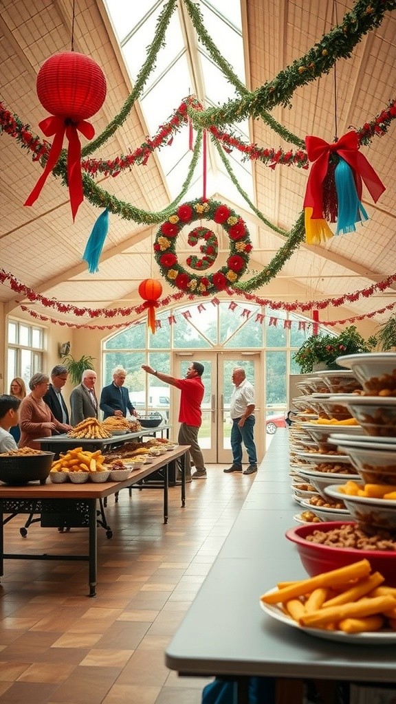 Meeting Santa Claus at the Christmas Party