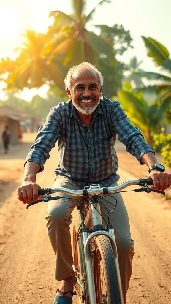 साइकिल पर हरा पहलवान: संघर्ष और संकल्प