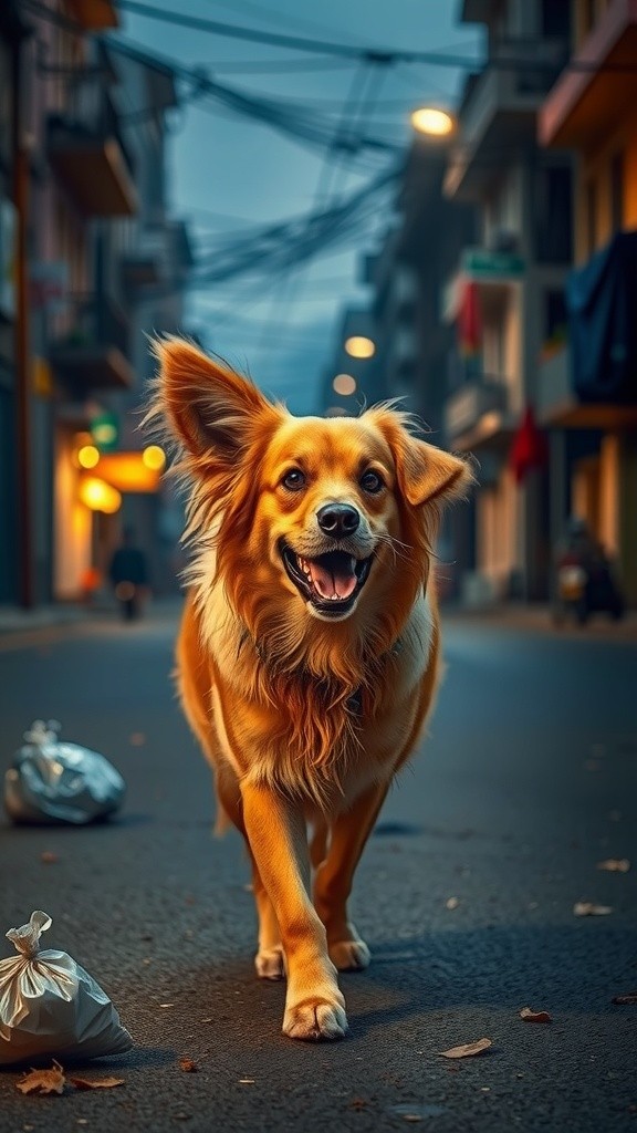 A Glimmer of Hope: An Empty City’s Heartfelt Encounter