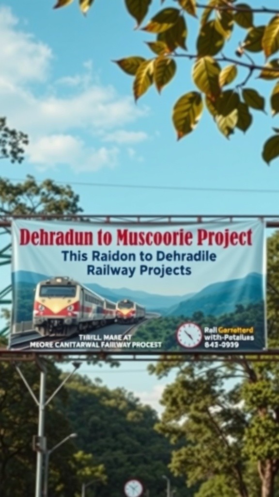 Fastest Railway from Dehradun to Mussoorie by 2028