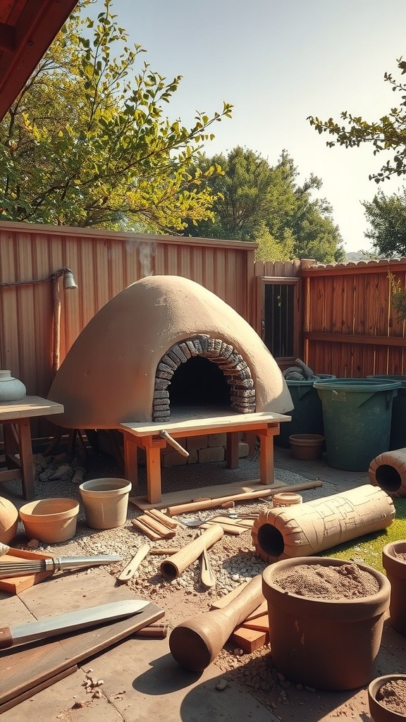 Traditional Clay Stove: Outdoor Cooking & Mud Kitchen Design