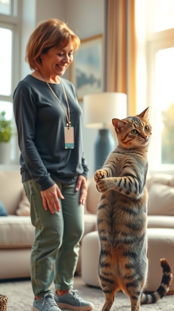 A Tabby's Touch of Comfort