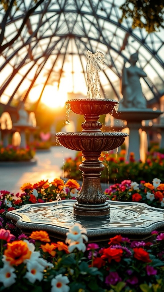 शांति का जादू: फव्वारे के संग