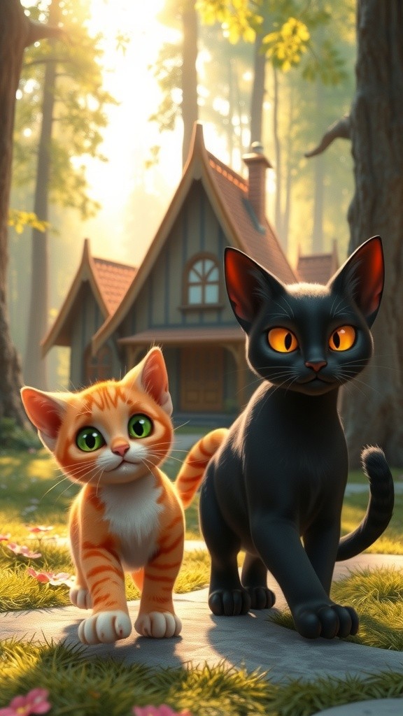 The Clever Monkey and the Quarrelling Cats