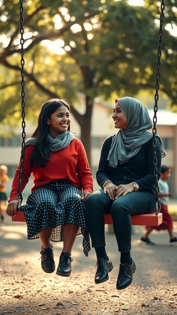 Paths of Friendship: Riya and Ananya's Story
