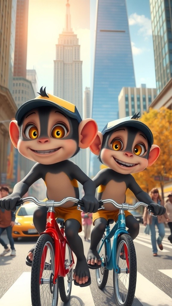 Monkeys' Misadventure: A Heartfelt Fall