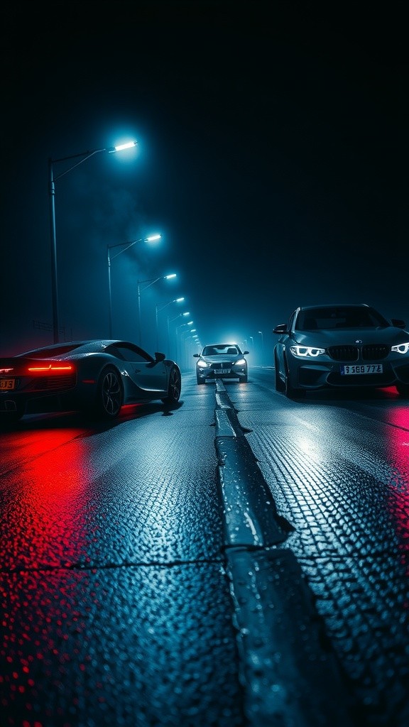 BOLD SHOWDOWN: BUGATTI vs BMW on a NIGHT HIGHWAY!