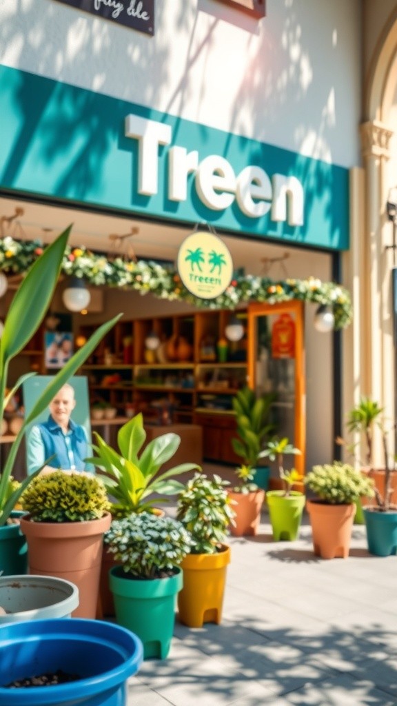 استكشاف نباتات زينة طبيعية في Treen