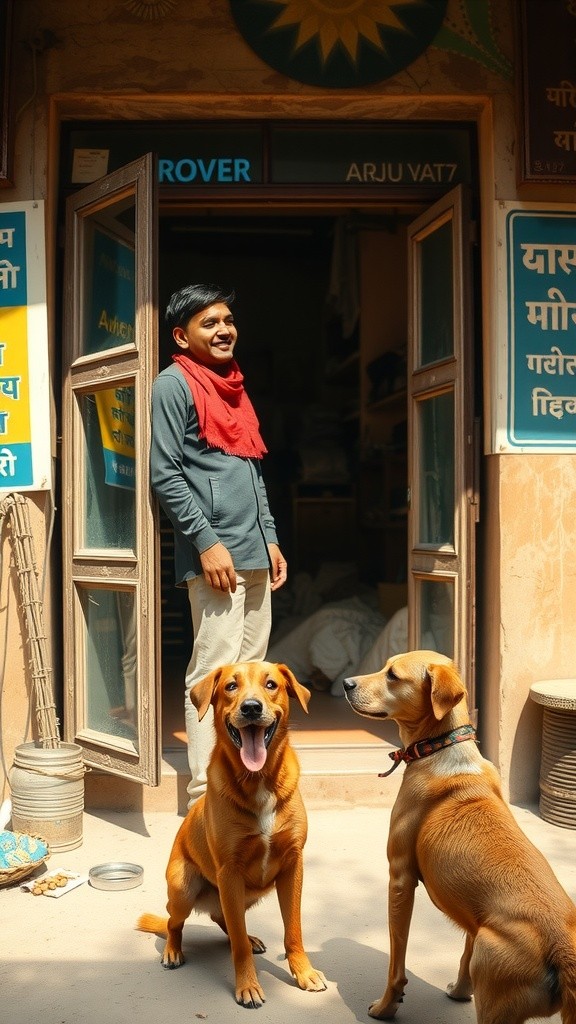 भूखे कुत्ते की मेहनत और खुशियाँ
