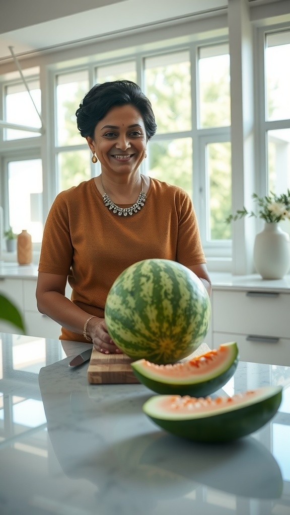 তরমুজ কাটার আনন্দময় ভিডিও