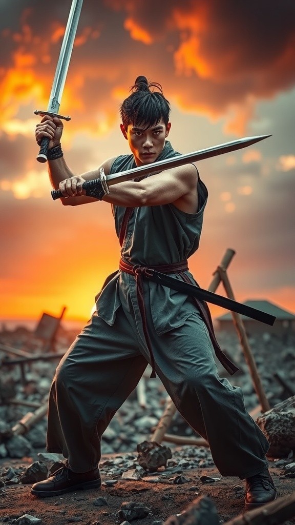 Clash of Haki: Zoro vs. Luffy at Dusk