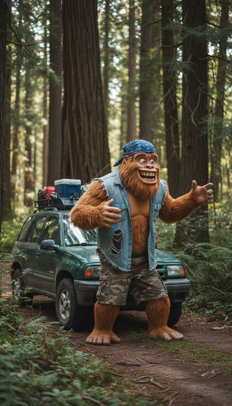 Bigfoot's Muddy Misadventure!