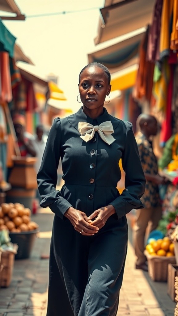 Shopping in a Ghanaian Market