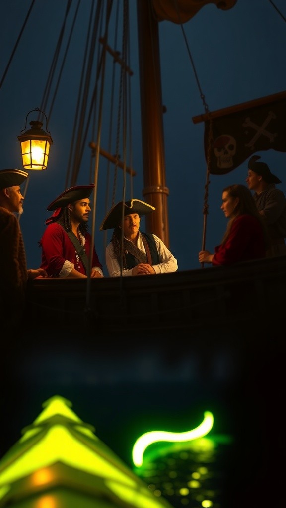 The Spark of the Sea: Pirates and Phosphorescent Plankton