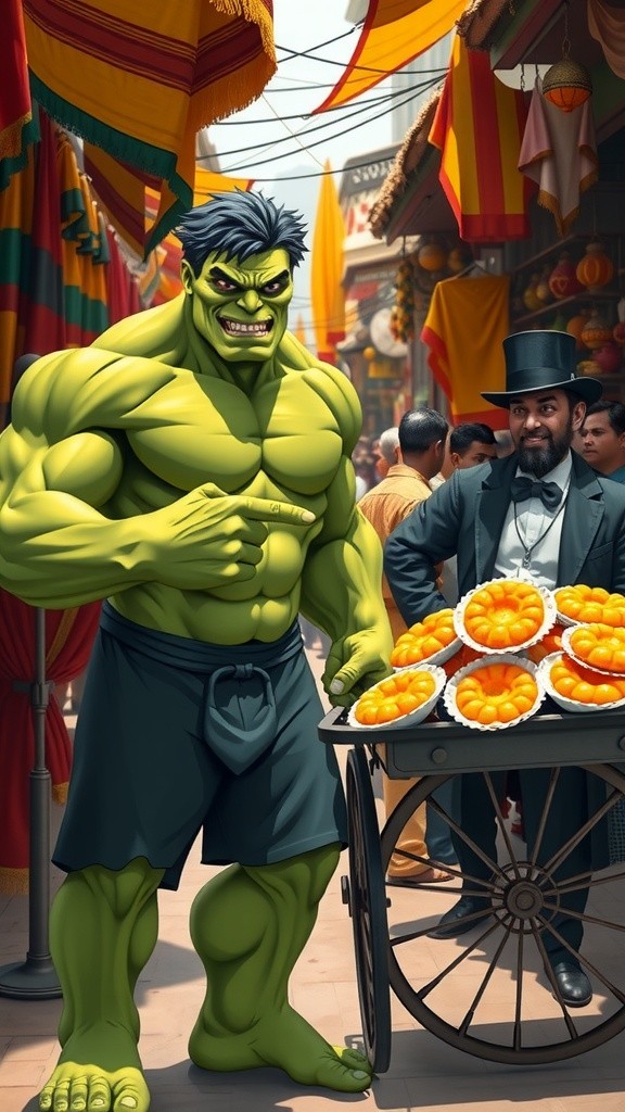 हल्क की जलेबी चोरी