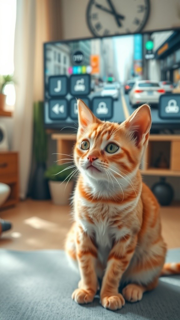 बिल्ली की कार चलाना