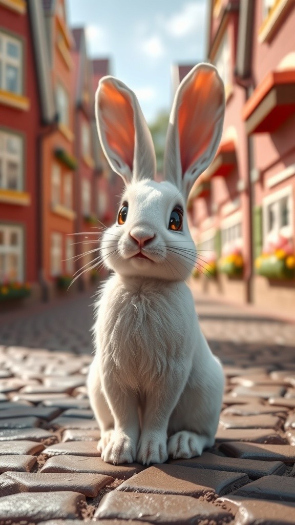 A Rabbit's Sweet Adventure in Chocolate Land