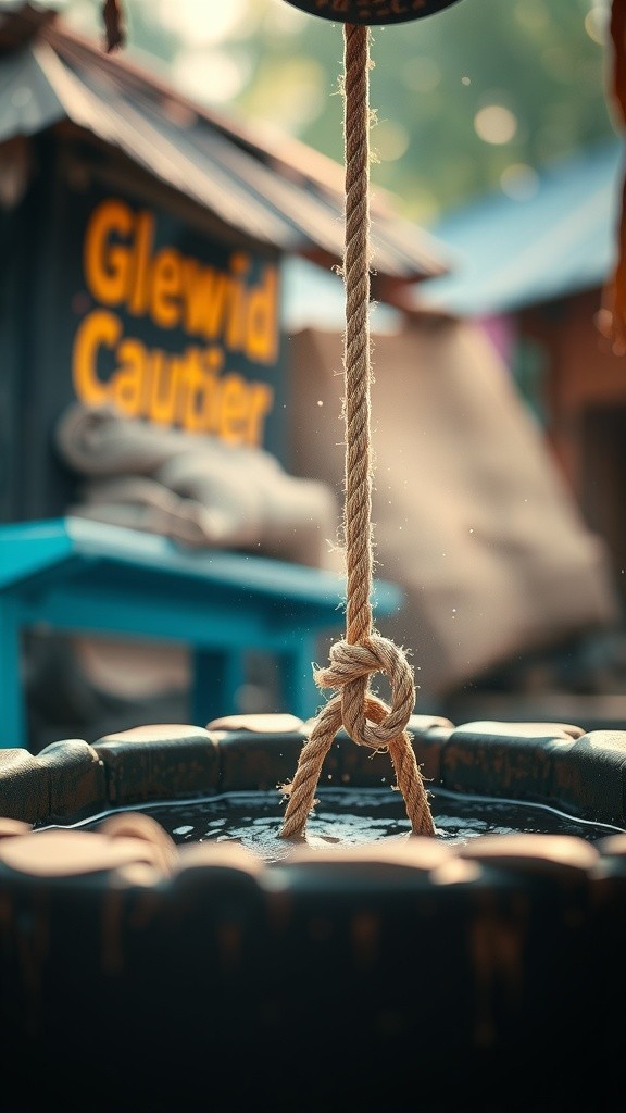 Gentle Village Day: Dust and Whispers of Life