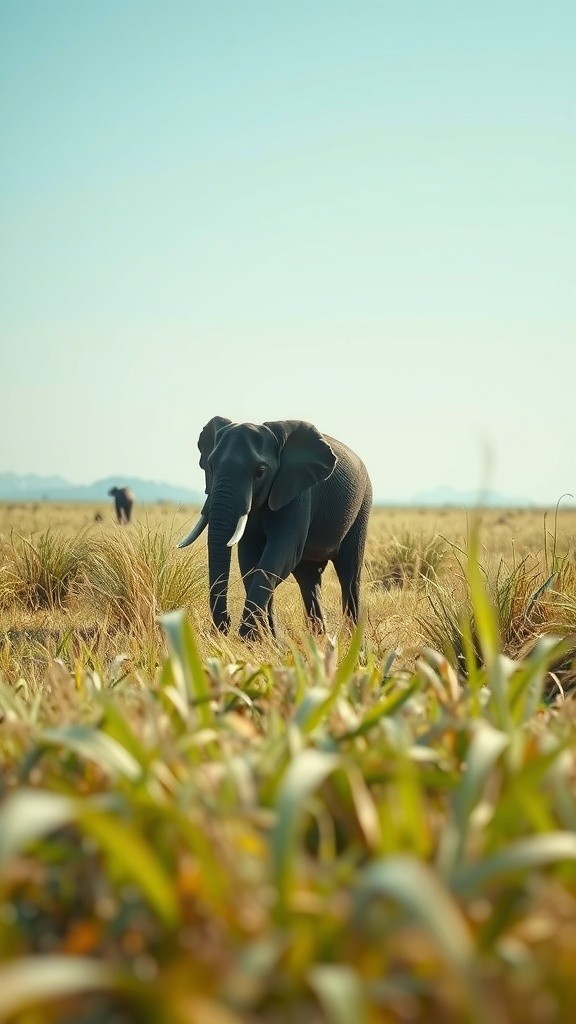 The Brave Baby Elephant