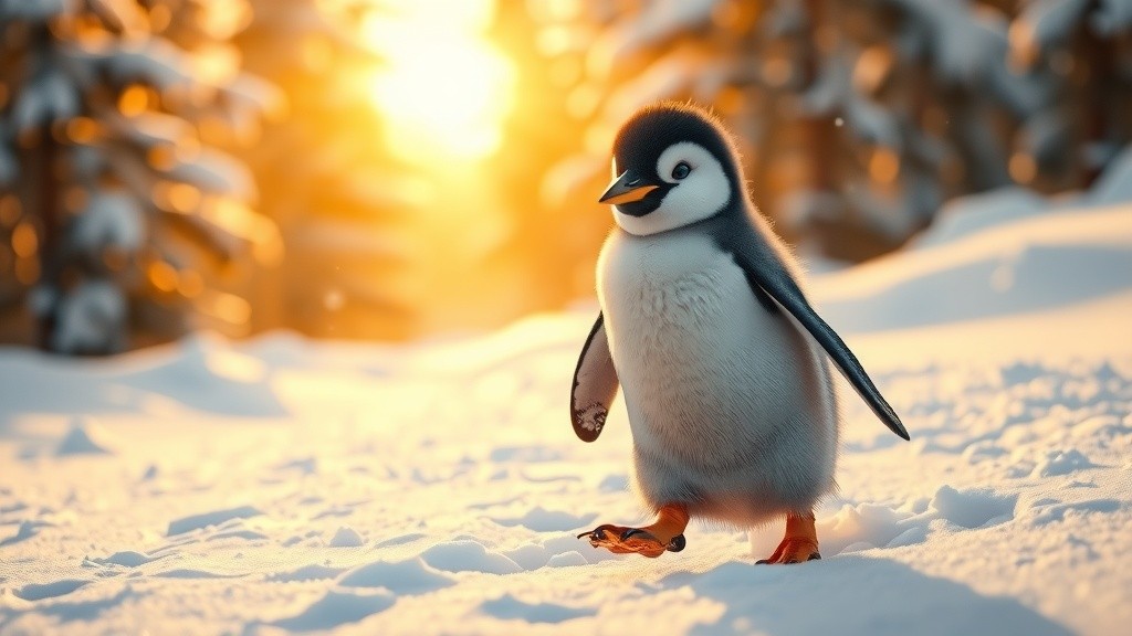 Joy in the Heart of Winter: A Baby Penguin's Adventure