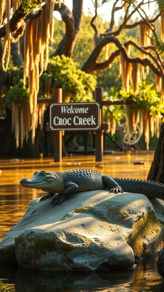 Dancing Crocodile in Valentine Costume
