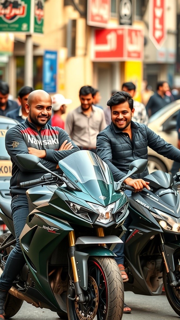 Ninja H2R Aur Honda CG 125 Ki Race