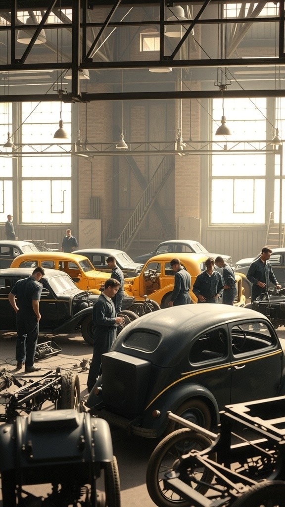 Crafting an Automobile: A 1910s Factory Experience