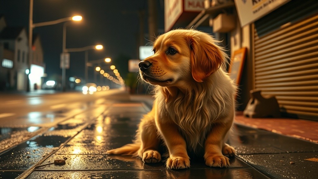 A Night of Kindness: Harshit and the Stray Dog