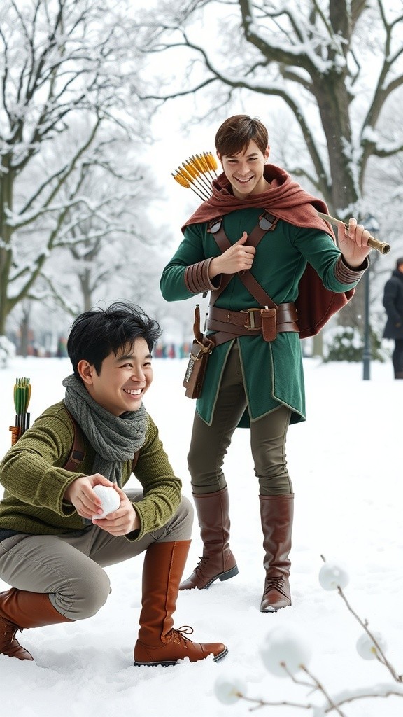 Thor and Spider-Man's Snow Day Adventure