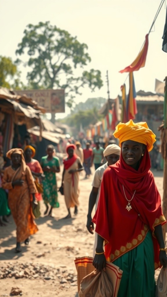 Celebrating Family: A Hausa Mother's Support After Her Daughter's Baby Arrival