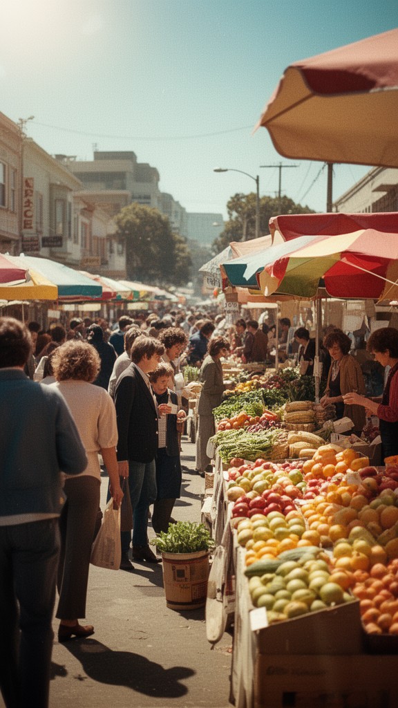 A Market Encounter: How We Met in the 70s